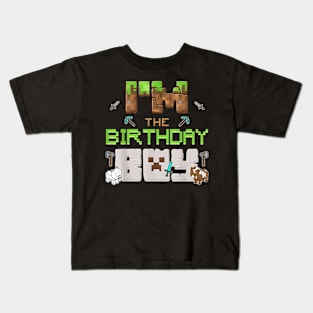 Im The Birthday Boy Game Gaming Family Matching Kids T-Shirt